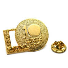 Customized Design Gold Plattierung Metallabzeichen Cactus Logo Zinklegungsanlagenanstecknadel